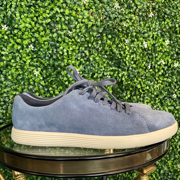 C5 Cole Haan Blue Suede Grand Courtside - Picture 13 of 14